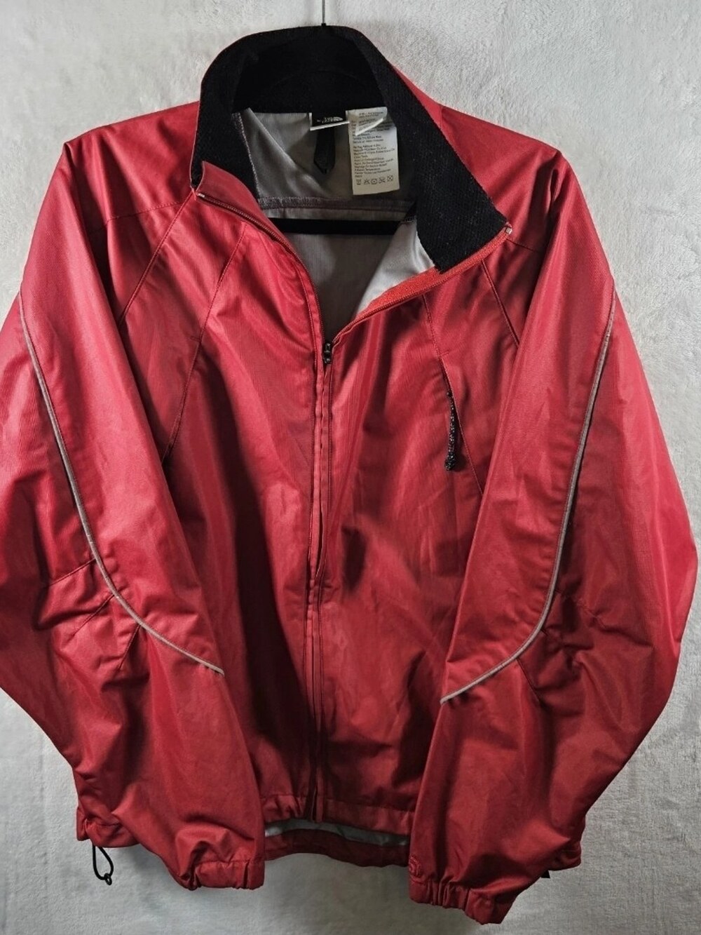 The North Face Wind Jacket Full Zip Red Men's Size Medium Vintage